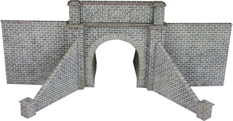 Metcalfe PN143 N Scale Single Track Tunnel Entrances Card Kit Metcalfe PN143 N Scale Single Track Tunnel Entrances Card Kit