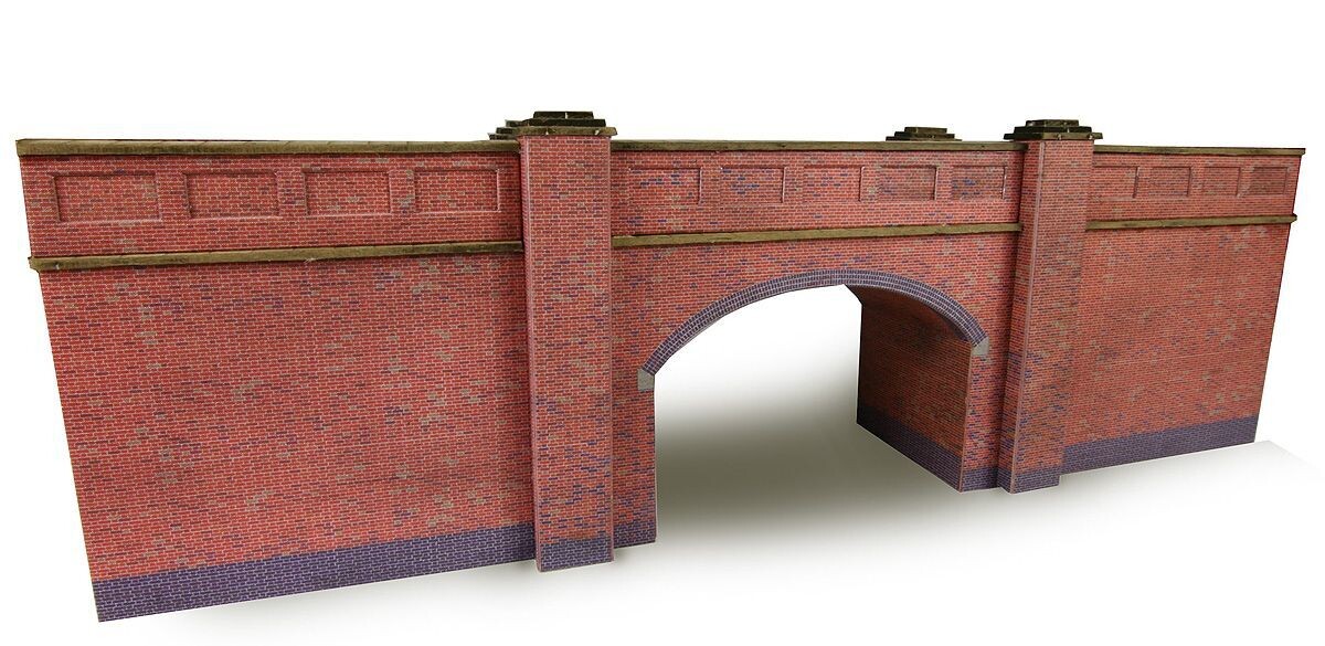 Metcalfe PN146 N Scale Railway Bridge In Red Brick Card Kit Metcalfe PN146 N Scale Railway Bridge In Red Brick Card Kit