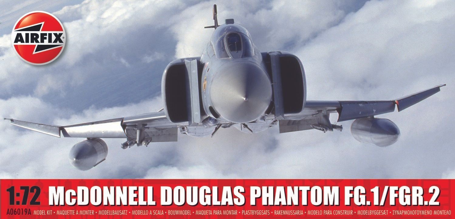 Airfix A06019A McDonnell Douglas Phantom FG.1/FGR.2 1:72 Scale Plastic Model Kit Airfix A06019A McDonnell Douglas Phantom FG.1/FGR.2 1:72 Scale Plastic Model Kit
