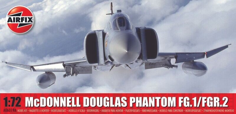 Airfix A06019A McDonnell Douglas Phantom FG.1/FGR.2 1:72 Scale Plastic Model Kit Airfix A06019A McDonnell Douglas Phantom FG.1/FGR.2 1:72 Scale Plastic Model Kit
