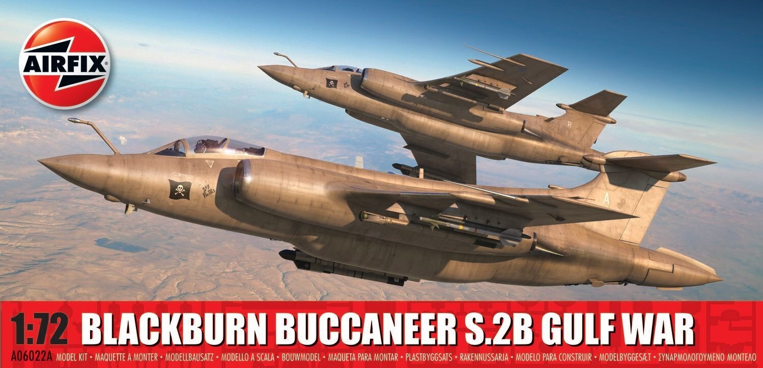 Airfix A06022A Blackburn Buccaneer S.2B GULF WAR 1:72 Scale Plastic Model Kit Airfix A06022A Blackburn Buccaneer S.2B GULF WAR 1:72 Scale Plastic Model Kit