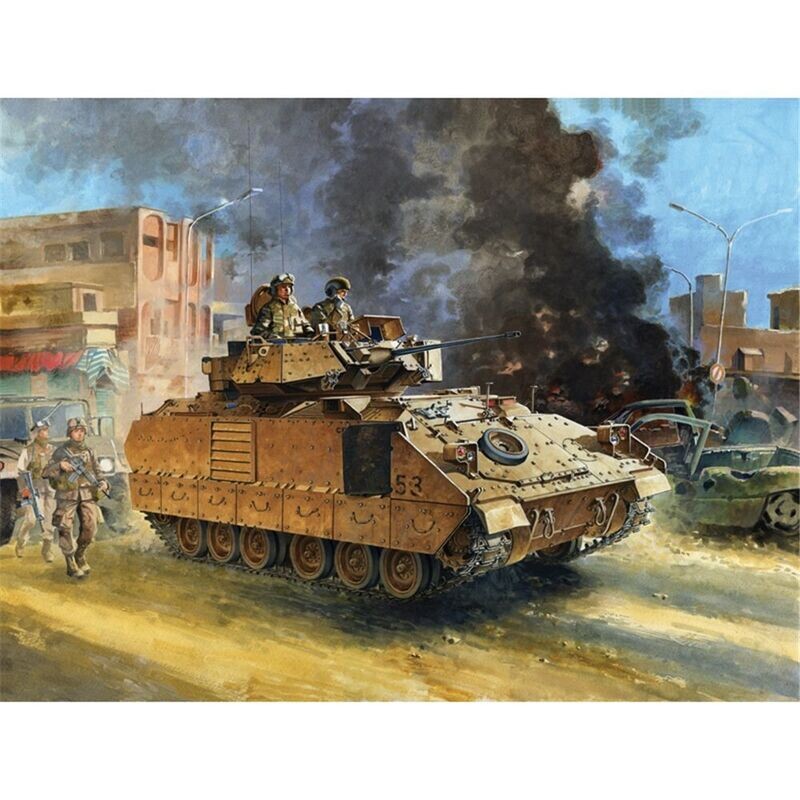 Academy 13205 M2A2 Bradley Iraq 1/35 Scale Plastic Model Kit Academy 13205 M2A2 Bradley Iraq 1/35 Scale Plastic Model Kit