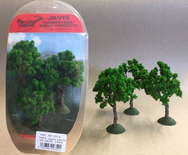 Javis Countryside Trees Mid Green- 3 x 100mm OO Gauge CST9 Javis Countryside Trees Mid Green- 3 x 100mm OO Gauge CST9