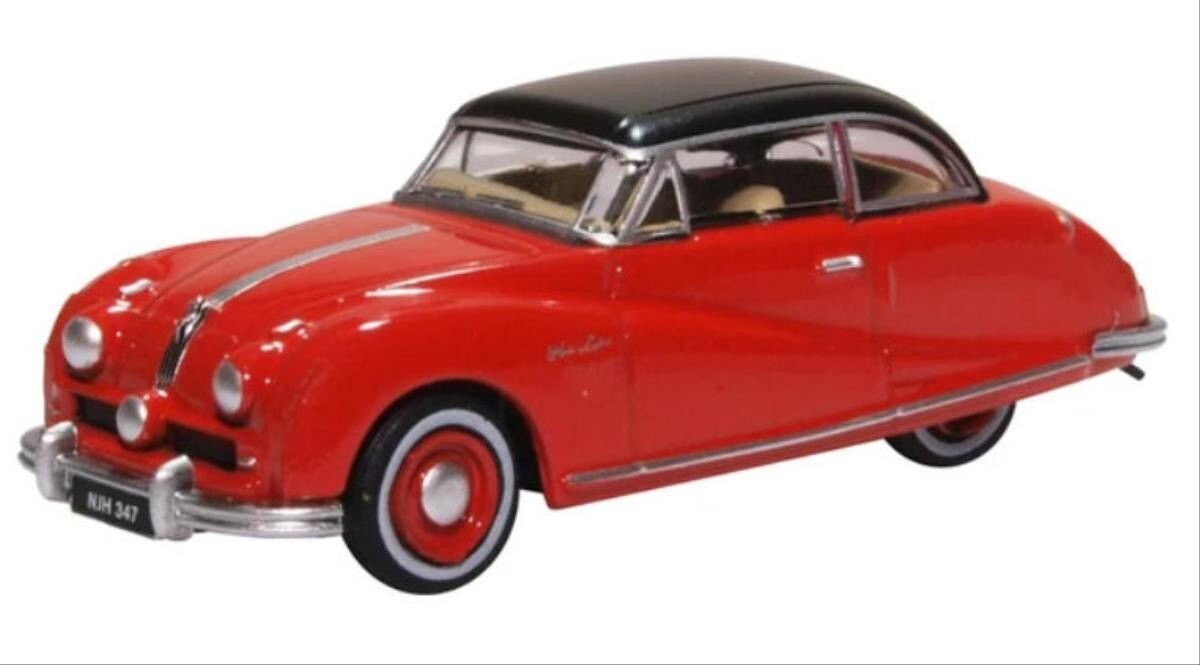 Oxford Diecast Austin Atlantic Saloon Ensign Red (76ATL005) 1:76 (OO) Scale Model Oxford Diecast Austin Atlantic Saloon Ensign Red (76ATL005) 1:76 (OO) Scale Model