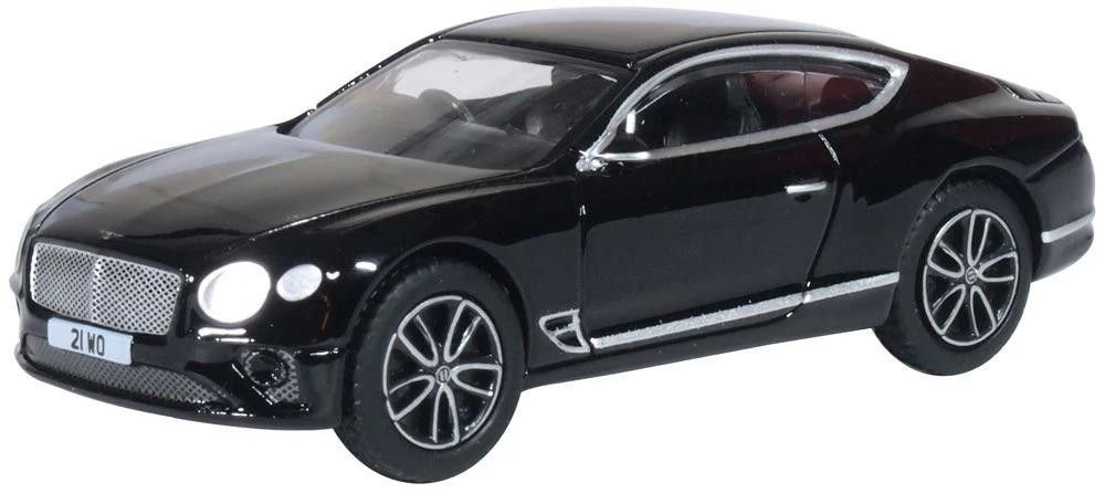 Oxford Diecast Bentley Continental GT Sport Onyx Black (76BCGT003) 1:76 (OO) Scale Model Oxford Diecast Bentley Continental GT Sport Onyx Black (76BCGT003) 1:76 (OO) Scale Model