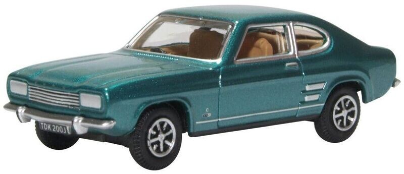 Oxford Diecast Ford Capri Mk1 Aquatic Jade (76CP003) 1:76 (OO) Scale Model