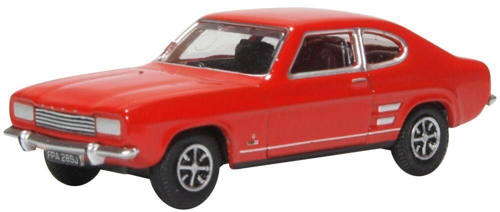 Oxford Diecast Ford Capri Mk1 Sunset Red (76CP002) 1:76 (OO) Scale Model