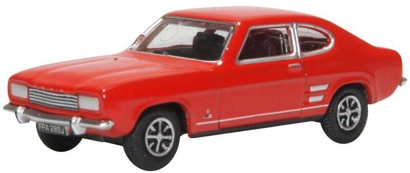 Oxford Diecast Ford Capri Mk1 Sunset Red (76CP002) 1:76 (OO) Scale Model