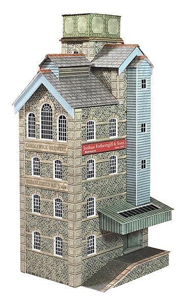 Metcalfe PN188 N Scale Brewery Card Kit Metcalfe PN188 N Scale Brewery Card Kit
