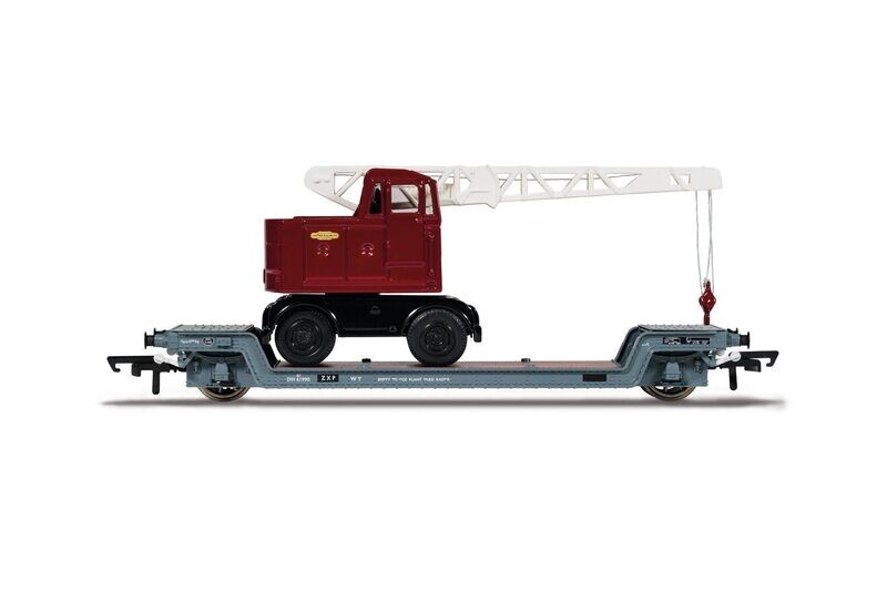 Hornby R60238 BR, Loriot Y Machinery Truck with British Railways Coles Crane - Era 4 Hornby R60238 BR, Loriot Y Machinery Truck with British Railways Coles Crane - Era 4