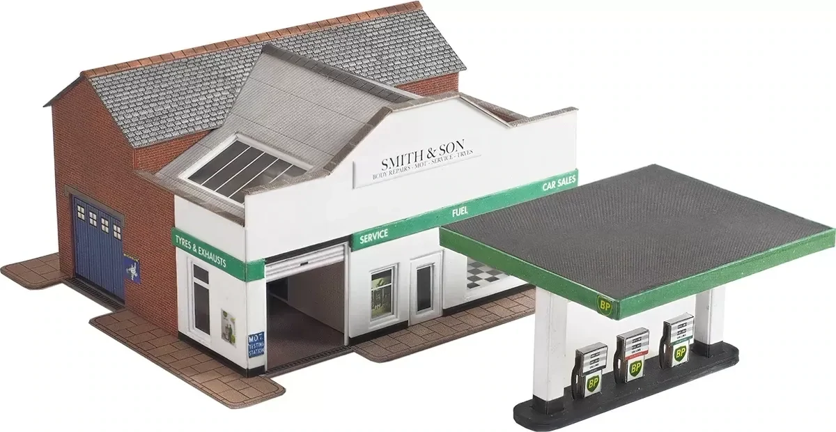 Metcalfe PN181 N Scale Service Station Card Kit Metcalfe PN181 N Scale Service Station Card Kit