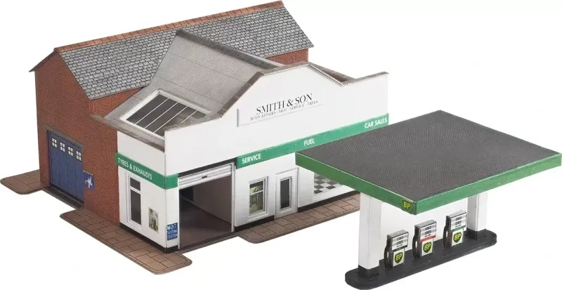 Metcalfe PN181 N Scale Service Station Card Kit Metcalfe PN181 N Scale Service Station Card Kit