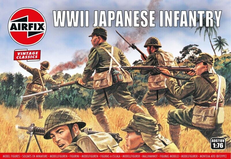 Airfix A00718V Japanese Infantry 1/76 Scale Plastic Model Military Figures