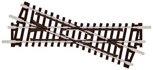 Peco ST-51 Crossing Short, Left Hand Code 80 N Gauge