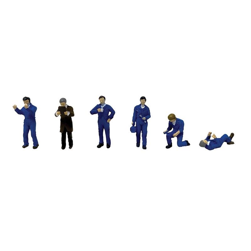Bachmann Scenecraft 36-422 Garage Staff and Fitters Figures x 6 OO/HO Gauge Bachmann Scenecraft 36-422 Garage Staff and Fitters Figures x 6 OO/HO Gauge