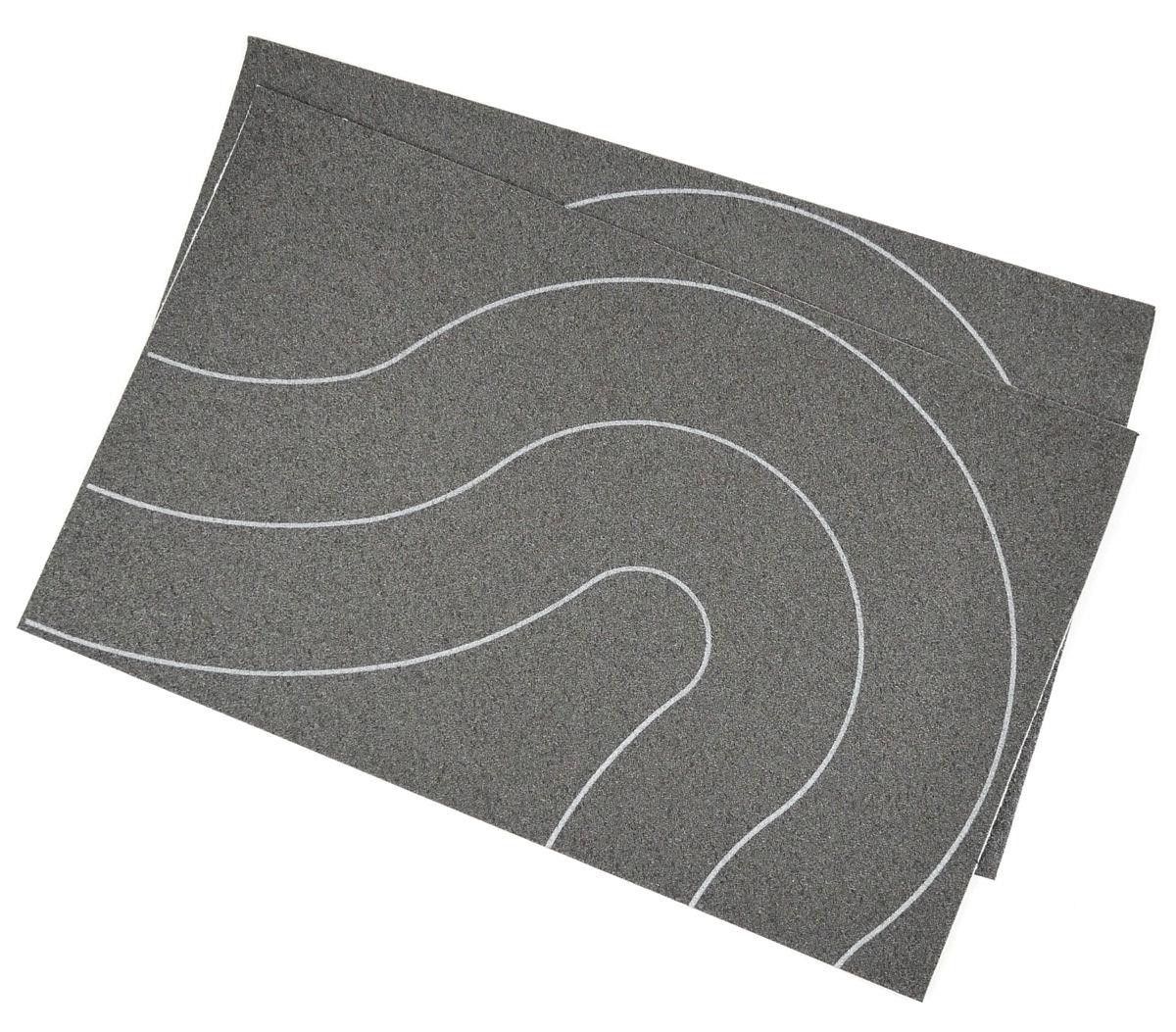 Gaugemaster GM371 Self Adhesive Tarmac Road Universal Curves OO (80mm) 2pcs Gaugemaster GM371 Self Adhesive Tarmac Road Universal Curves OO (80mm) 2pcs