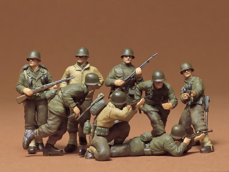 Tamiya 35048 U.S Infantry European Theatre 1:35 Scale Plastic Model Kit Tamiya 35048 U.S Infantry European Theatre 1:35 Scale Plastic Model Kit