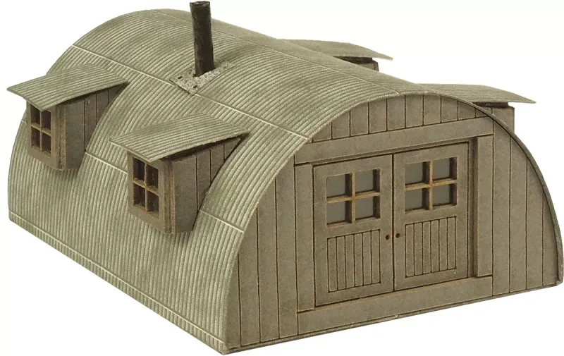 Metcalfe PN815 N Scale Nissen Hut Card Kit Metcalfe PN815 N Scale Nissen Hut Card Kit