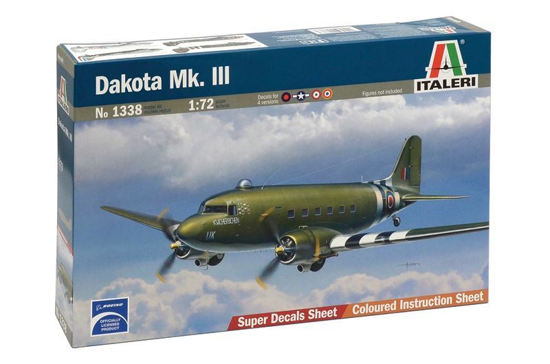 Italeri 1338 Dakota Mk.III 1:72 Scale Plastic Model Kit