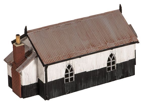 Wills Kits SS70 Corrugated Iron Chapel Kit OO/HO Gauge Wills Kits SS70 Corrugated Iron Chapel Kit OO/HO Gauge