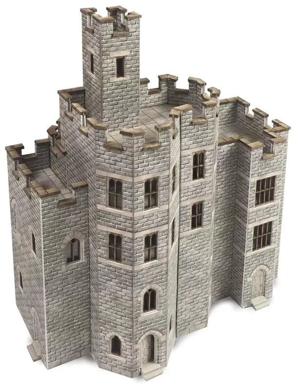 Metcalfe PN194 N Scale Castle Hall Card Kit Metcalfe PN194 N Scale Castle Hall Card Kit