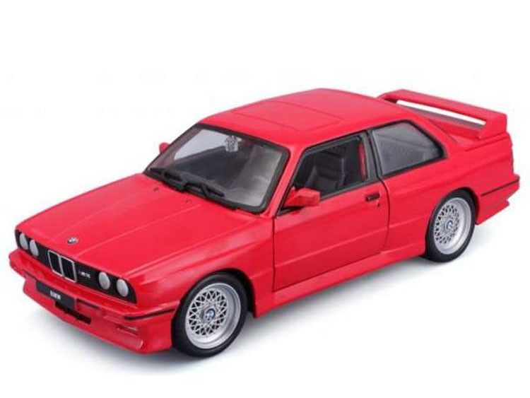 Bburago 18-21100 1988 BMW M3 E30 3 Series Red 1:24 Scale Diecast Model Bburago 18-21100 1988 BMW M3 E30 3 Series Red 1:24 Scale Diecast Model