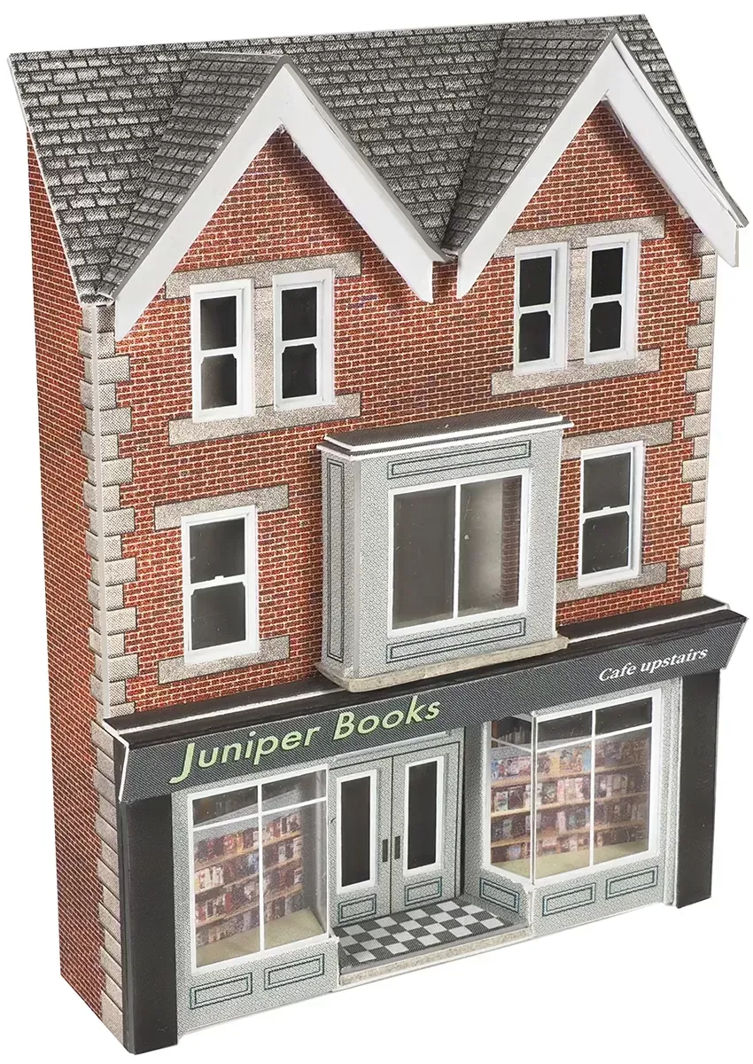 Metcalfe PN974 N Scale N0. 7 High Street Low Relief Shop Front Card Kit Metcalfe PN974 N Scale N0. 7 High Street Low Relief Shop Front Card Kit