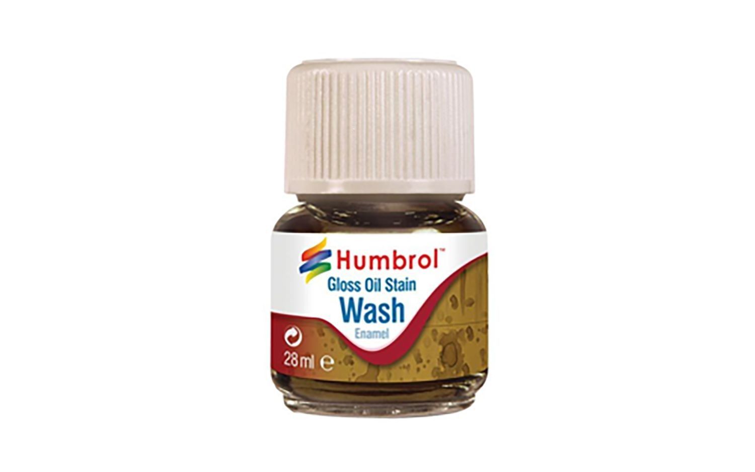 Humbrol AV0209 28ml Enamel Wash - Gloss Oil Stain