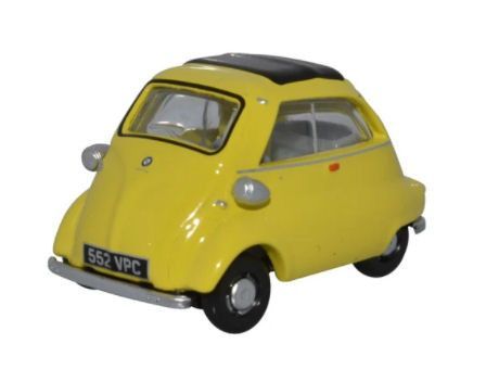 Oxford Diecast BMW Isetta Yellow (76IS004) 1:76 (OO) Scale Model Oxford Diecast BMW Isetta Yellow (76IS004) 1:76 (OO) Scale Model