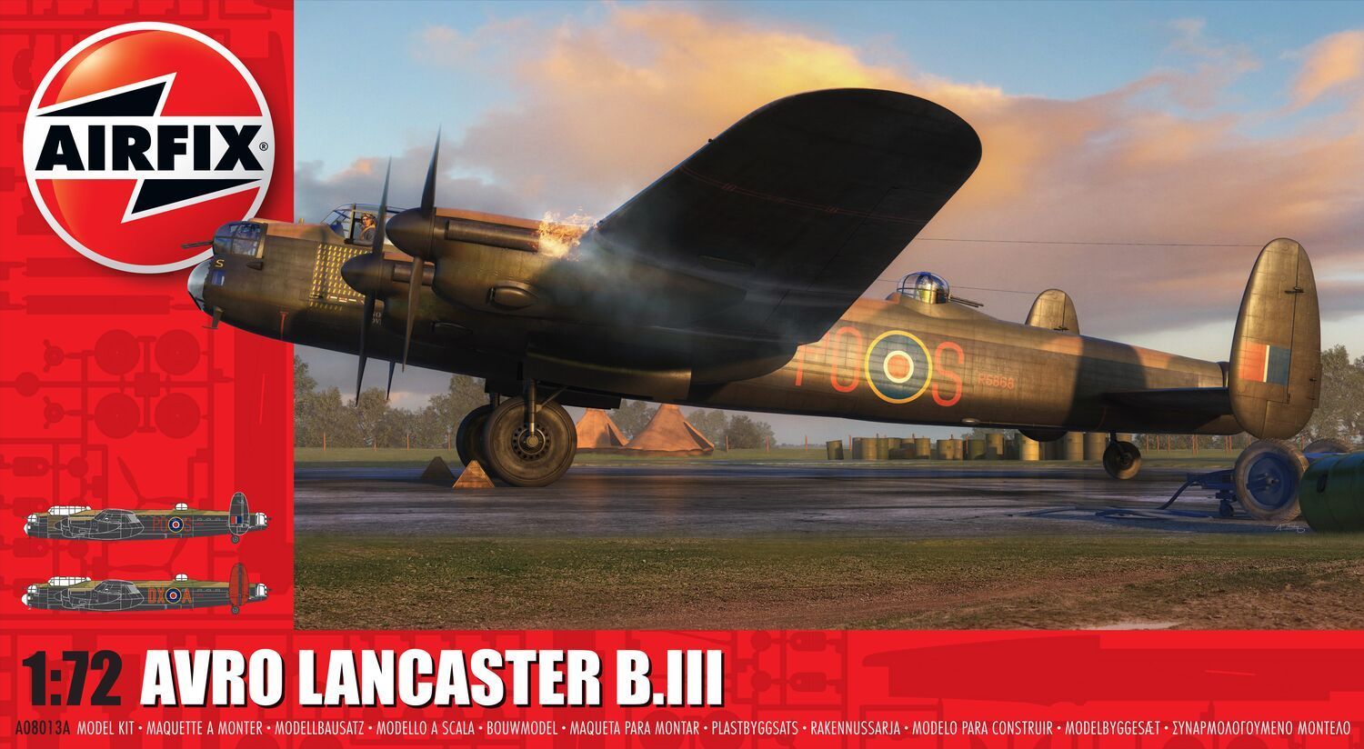 Airfix A08013A Avro Lancaster B.III 1:72 Scale Plastic Model Kit Airfix A08013A Avro Lancaster B.III 1:72 Scale Plastic Model Kit