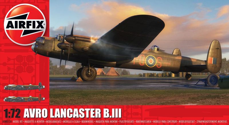 Airfix A08013A Avro Lancaster B.III 1:72 Scale Plastic Model Kit Airfix A08013A Avro Lancaster B.III 1:72 Scale Plastic Model Kit
