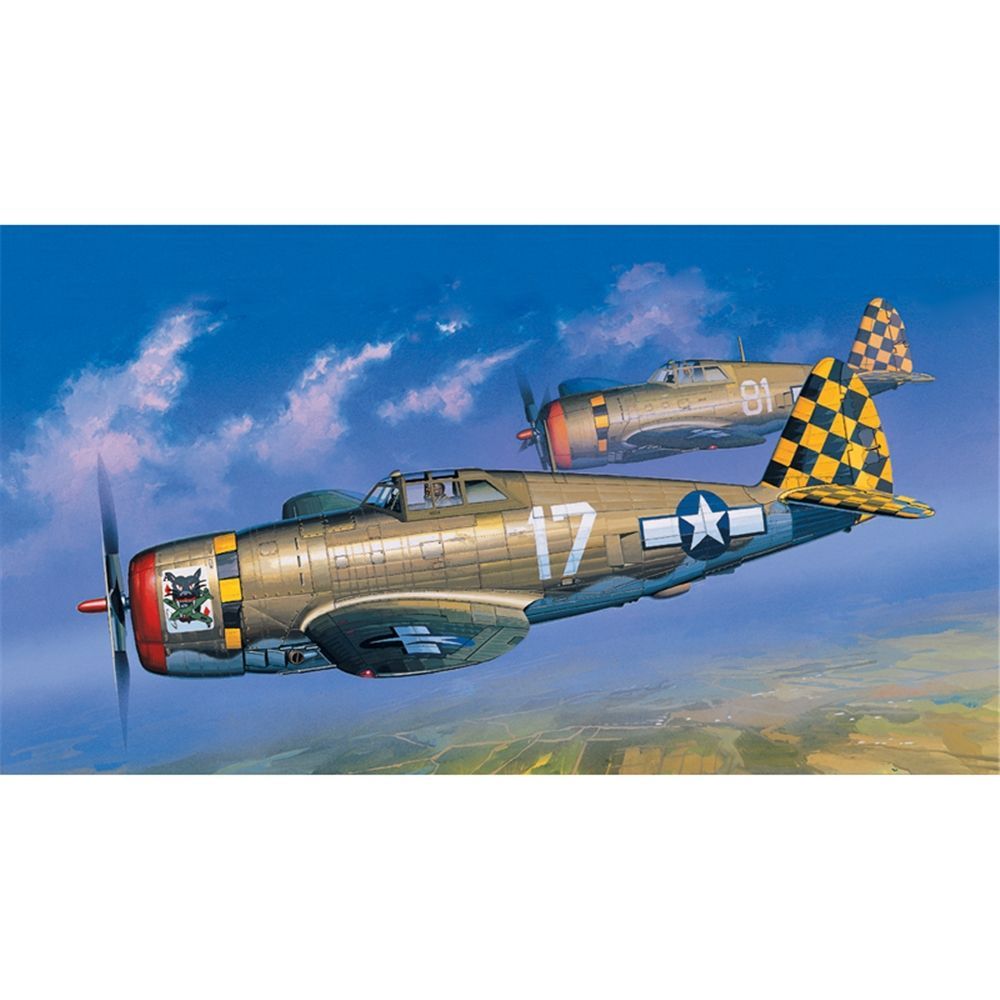 Academy 12492 USAAF P-47D Thunderbolt Razorback Fighter Aircraft 1/72 Scale Plastic Model Kit Academy 12492 USAAF P-47D Thunderbolt Razorback Fighter Aircraft 1/72 Scale Plastic Model Kit