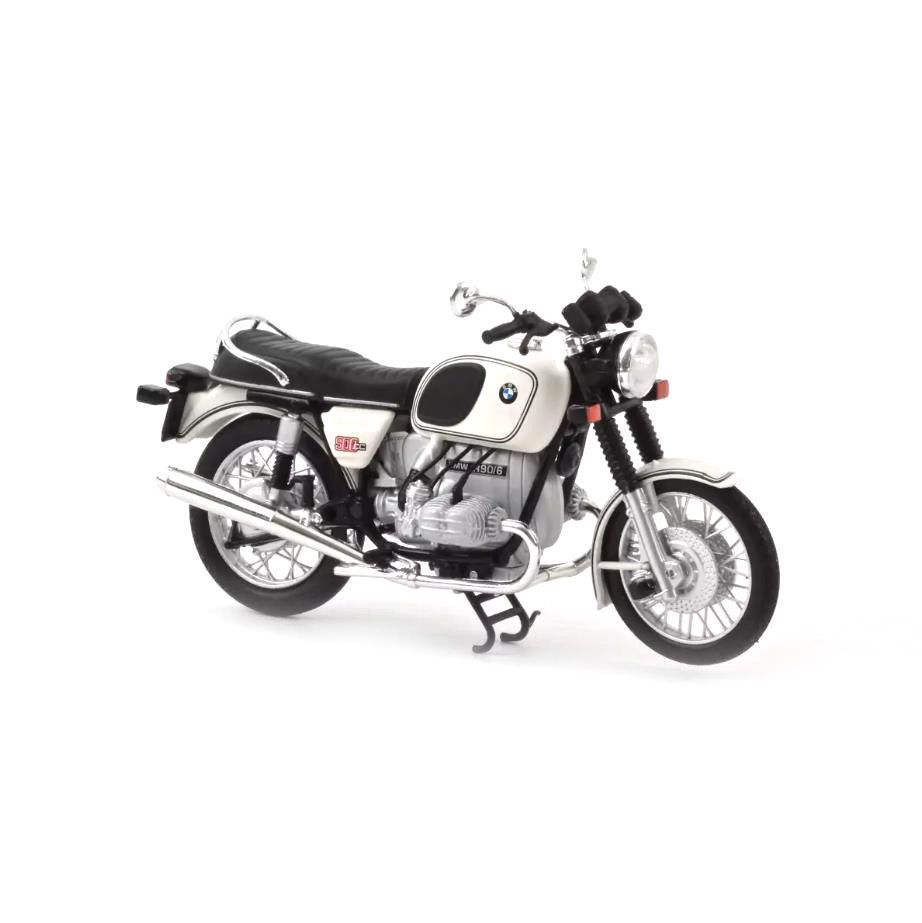 Norev 182036 1974 BMW R90/6 - White 1:18 Scale Diecast Model Norev 182036 1974 BMW R90/6 - White 1:18 Scale Diecast Model
