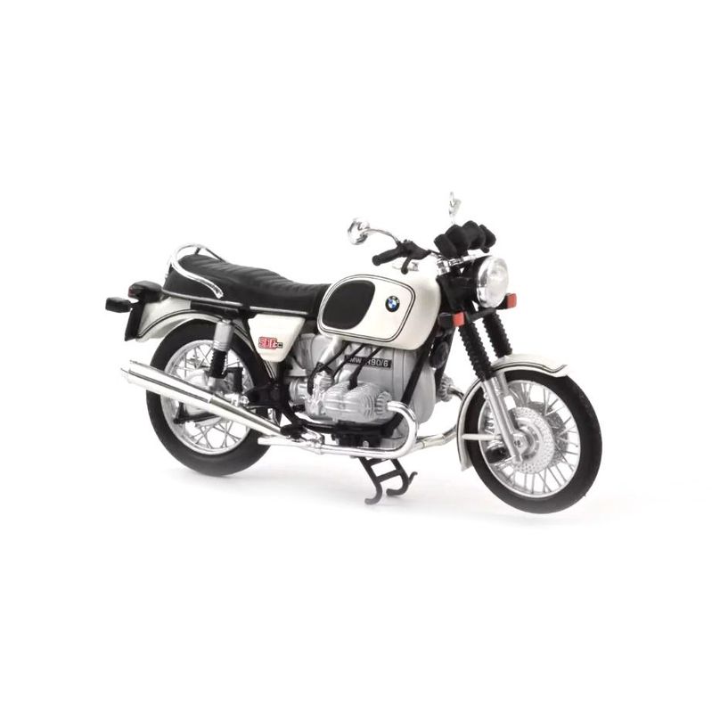 Norev 182036 1974 BMW R90/6 - White 1:18 Scale Diecast Model Norev 182036 1974 BMW R90/6 - White 1:18 Scale Diecast Model