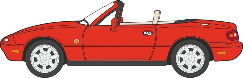 Oxford Diecast Mazda MX5 Mk1 (Open) Classic Red (76MAZ001) 1:76 (OO) Scale Model Oxford Diecast Mazda MX5 Mk1 (Open) Classic Red (76MAZ001) 1:76 (OO) Scale Model
