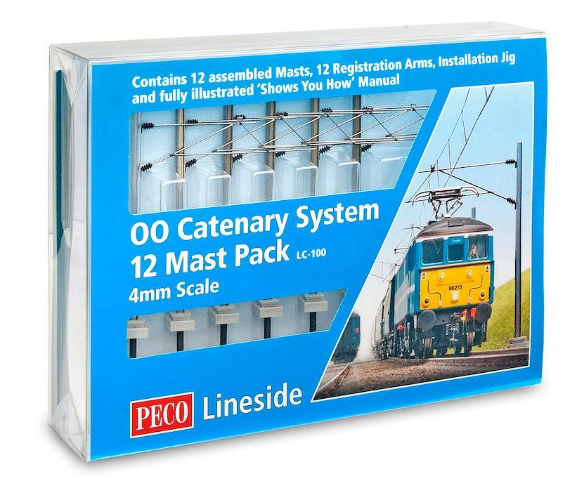 Peco LC-100 Catenary System Startup Pack OO/HO Gauge