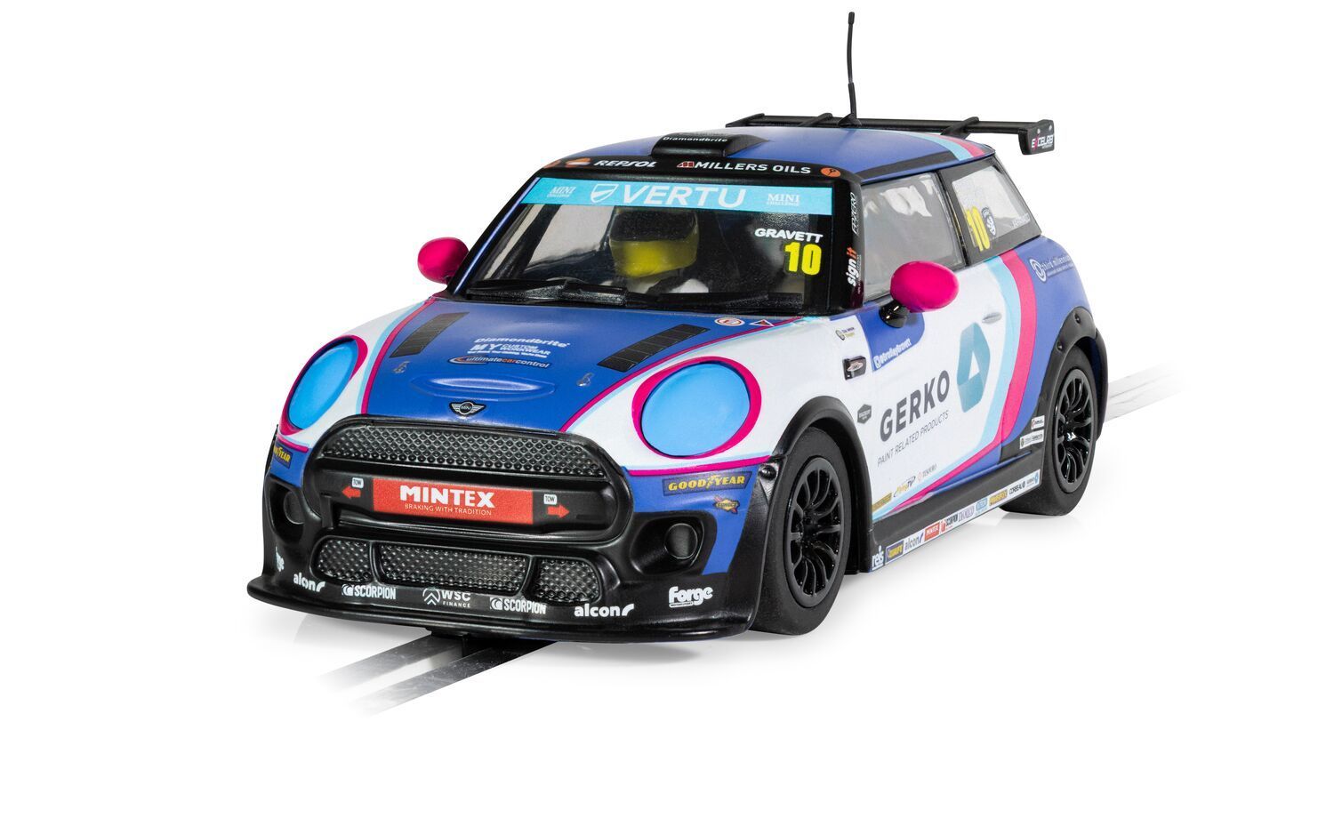 Scalextric C4410 Mini Cooper - Bradley Gravett 2024 Slot Car