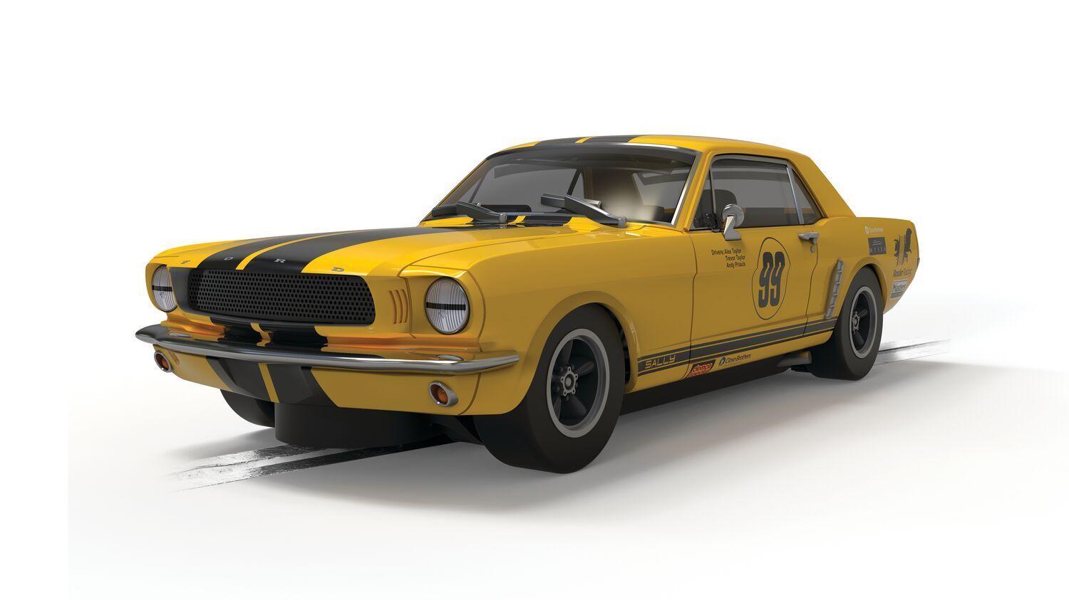 Scalextric C4537 Ford Mustang Rassler Racing Slot Car Scalextric C4537 Ford Mustang Rassler Racing Slot Car