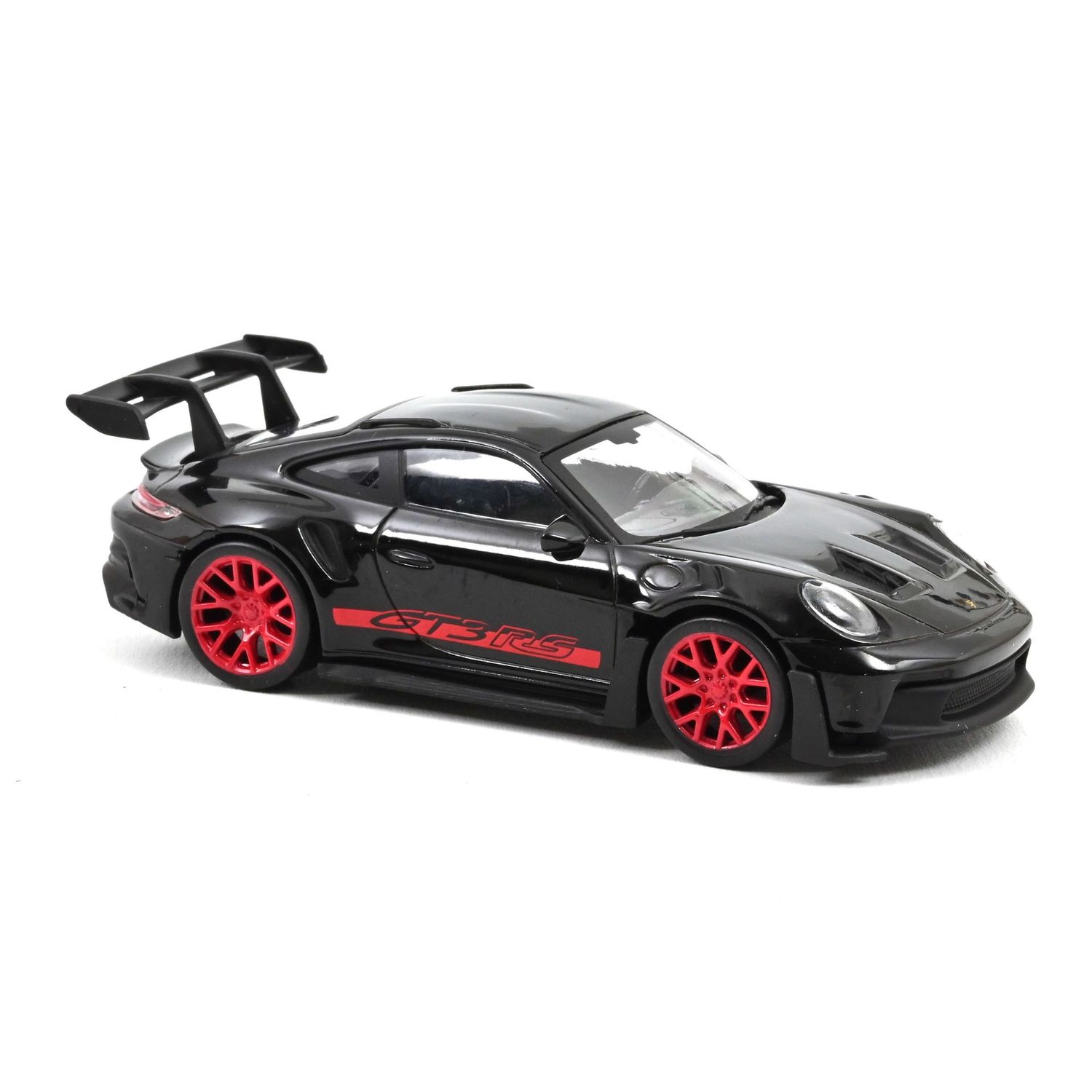 Norev 750062 2022 Porsche 911 GT3 RS Black With Red Stickers 1:43 Scale Diecast Model Norev 750062 2022 Porsche 911 GT3 RS Black With Red Stickers 1:43 Scale Diecast Model