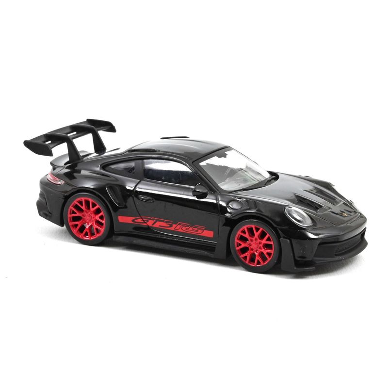 Norev 750062 2022 Porsche 911 GT3 RS Black With Red Stickers 1:43 Scale Diecast Model Norev 750062 2022 Porsche 911 GT3 RS Black With Red Stickers 1:43 Scale Diecast Model