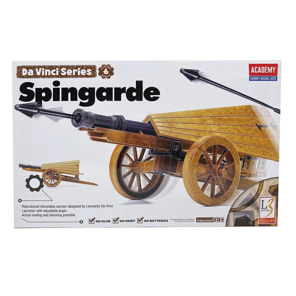 Academy 18142 Da Vinci Spingarde Plastic Model Kit
