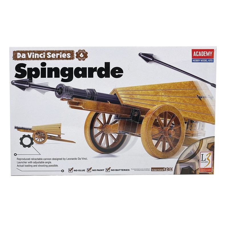 Academy 18142 Da Vinci Spingarde Plastic Model Kit