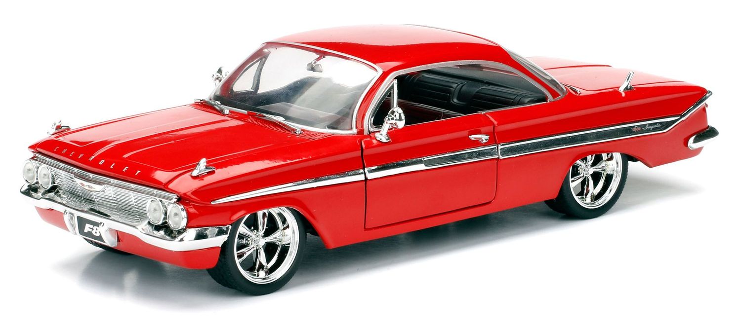 Jada 98426 Fast And Furious Doms 1961 Chevrolet Impala Sport Coupe 1:24 Scale Diecast Model Jada 98426 Fast And Furious Doms 1961 Chevrolet Impala Sport Coupe 1:24 Scale Diecast Model