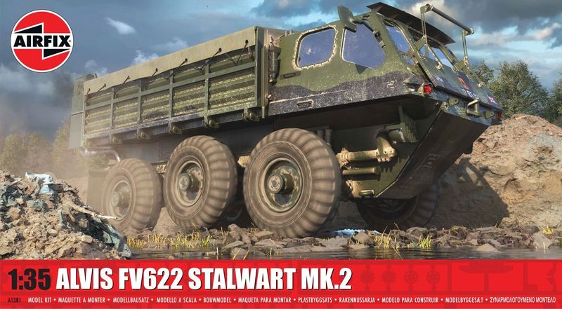 Airfix A1381 Alvis FV622 Stalwart Mk.2 1:35 Scale Plastic Model Kit Airfix A1381 Alvis FV622 Stalwart Mk.2 1:35 Scale Plastic Model Kit