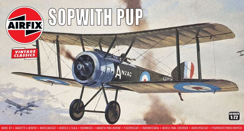 Airfix A01062V Sopwith Pup 1/72 Scale Plastic Model Kit Airfix A01062V Sopwith Pup 1/72 Scale Plastic Model Kit