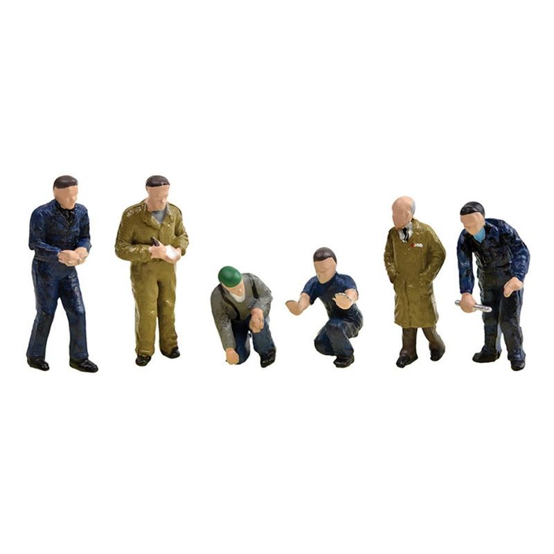 Bachmann Scenecraft 36-403 Factory Workers and Foreman x 6 OO/HO Gauge Bachmann Scenecraft 36-403 Factory Workers and Foreman x 6 OO/HO Gauge