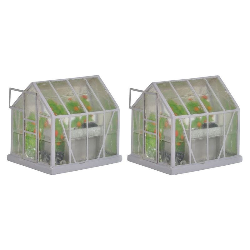 Bachmann 44-515 Scenecraft Greenhouse (x2) OO/HO Gauge Bachmann 44-515 Scenecraft Greenhouse (x2) OO/HO Gauge