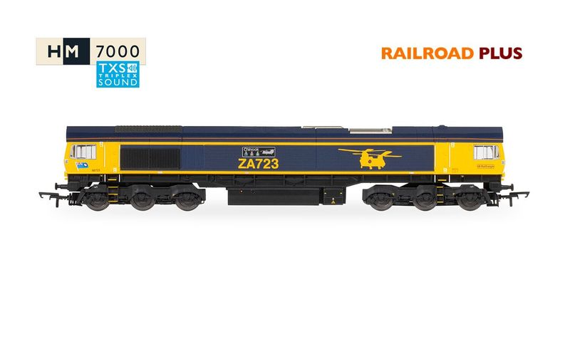 Hornby R30429TXS RailRoad Plus: Class 66 - GBRf - 66723 'Chinook' (DCC Sound Fitted) Era 11 Hornby R30429TXS RailRoad Plus: Class 66 - GBRf - 66723 'Chinook' (DCC Sound Fitted) Era 11