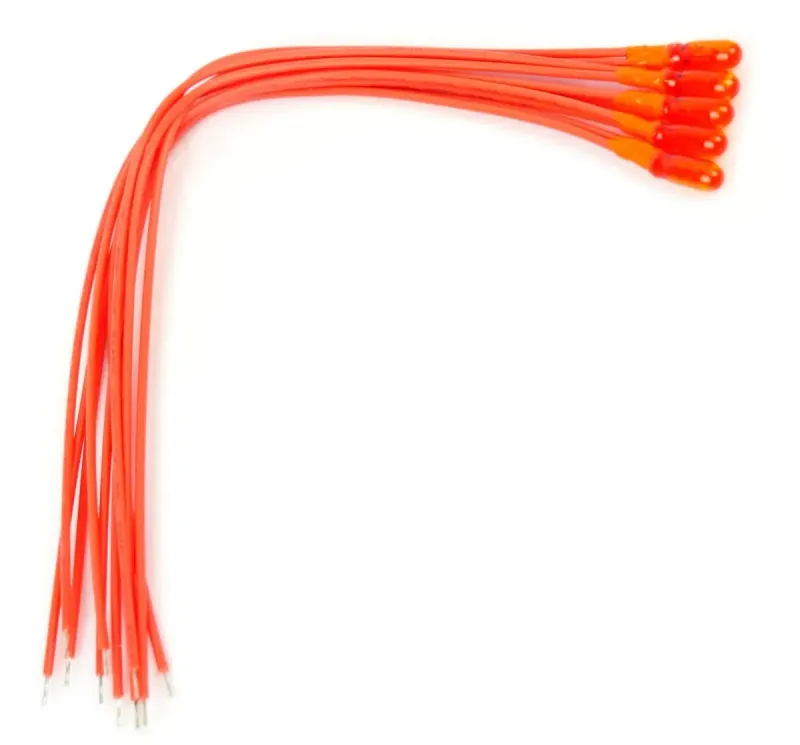 Gaugemaster GM73 Orange 12v Grain Of Wheat Bulbs Pack of 5