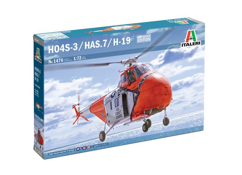 Italeri 1476 HO4S-3 / HAS.7 / H-19 1:72 Scale Plastic Model Kit Italeri 1476 HO4S-3 / HAS.7 / H-19 1:72 Scale Plastic Model Kit